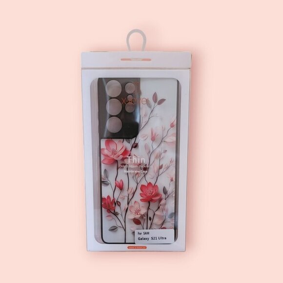 Galaxy S21 Ultra Phone Case in Pink and Rose Floral Design  NWOT - Picture 3 of 3